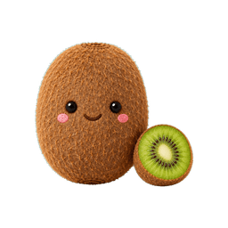 Un kiwi en peluche, le fruit de la semaine 14